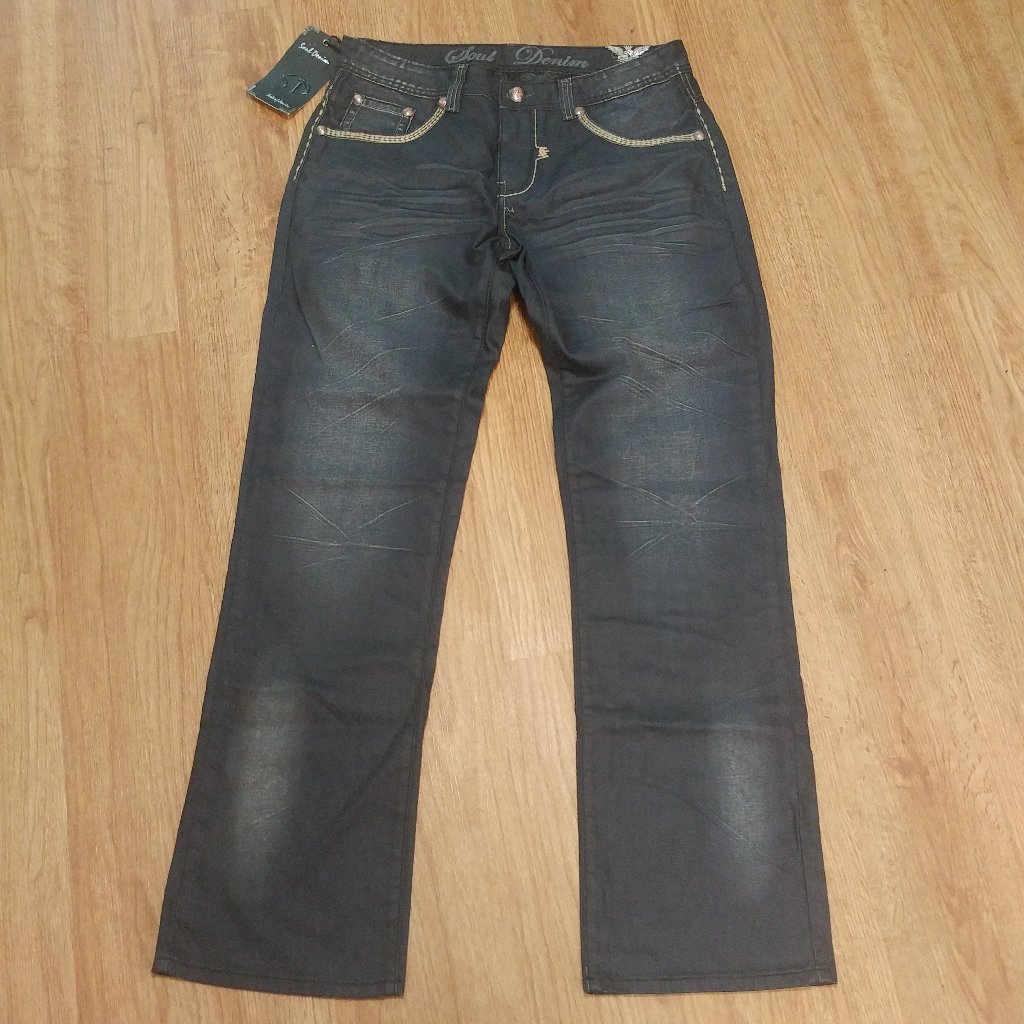 Soul Denim Black Rinse Jean Nwt Size 30/34